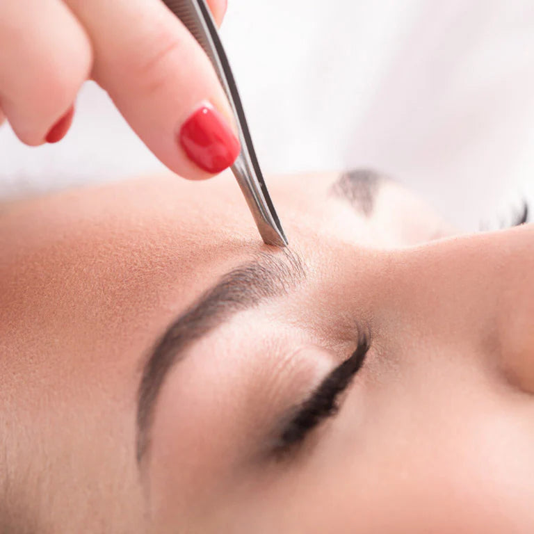Brow Tweezing